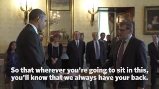 UConn Huskies Visit President Obama (and Gift a Rocking Chair)
