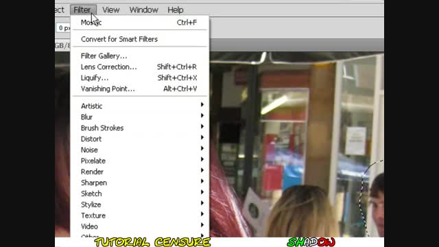Tutorial Photoshop CS5 - how to censor a photo
