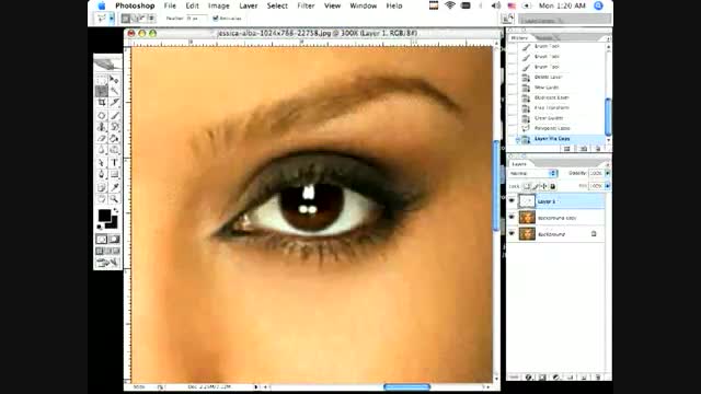 Perfect Eyes, Photoshop trick