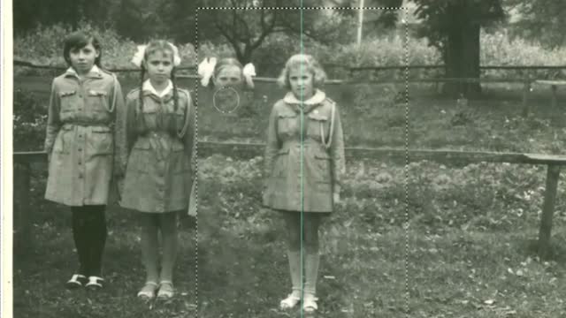 Old Family Photo Digitally Restored and Altered