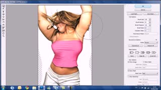 Photoshop CS5 Tutorial - Liquify Filter Virtual weightloss (HD)