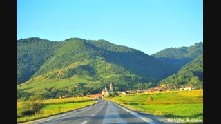 Beautiful Romania landscape Olt Valley Carpathian mountains Europe Romania