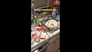 WHAT KIDS SEE  vs WHAT PARENTS SEE