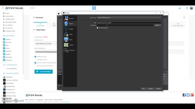 HOWTO - Live Streaming using ViewShark