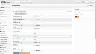 CWP - Admin Panel: MongoDB tutorial