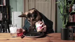 Odin Eating Like a Person
