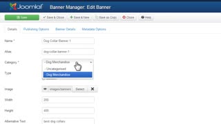 How to use the Joomla Banners extension