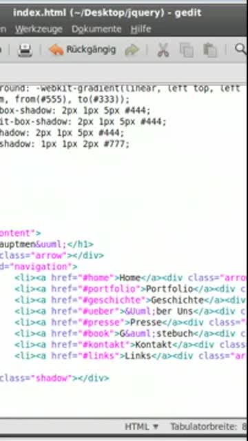 jQuery - Menu with CSS border-tricks