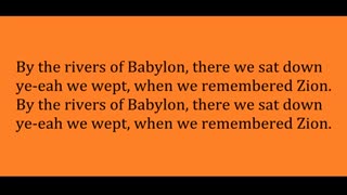 Boney M - Rivers of Babylon (Lyric Video)